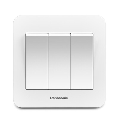 

Panasonic Panasonic 86-type switch socket three open dual control switch Chile series WMZ506 elegant white