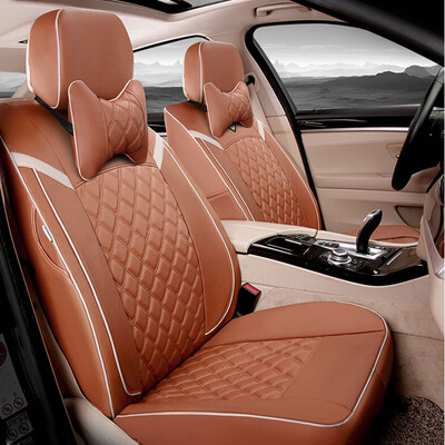 

MUNIUREN Four Seasons General Motors Seat Cover High-end PU Special All-inclusive Seat Cover Fashion Air Car Customized Factory Straight Hair Dynamic Black&White