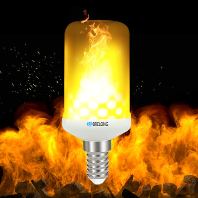 

BRELONG E14 LED Flame Effect Fire Light Bulbs 2835 x 99SMD AC85 - 265V