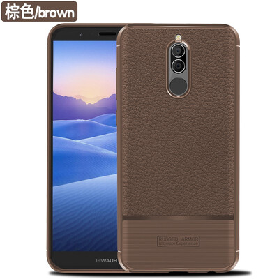

Fivice HUAWEI Nova 2i case luxury silicone anti-fall lychee protective cover