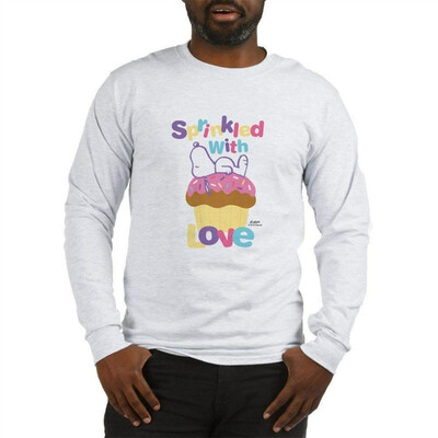 

CafePress - Peanuts Snoopy Snoopy - Sprinkled with Love Long Sleeve T-Shirt - Unisex Cotton Long Sleeve T-Shirt