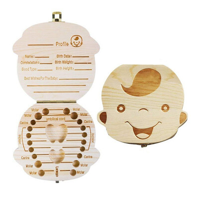 

Outdoor Baby Tooth Box - Wooden Kids Keepsake Organizer Gift for Baby Teeth Gril&boy
