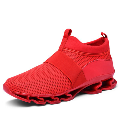

Mens Shoes Fashion Sports Shoes Breathable Running Shoes Casual Light Sneakers Shoes Black White Red Size 39-46