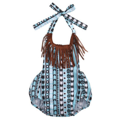 

Newborn Baby Kids Girl Tassel Bodysuit Romper Jumpsuit Palysuit Outfits Costume