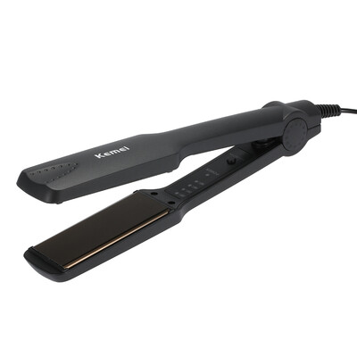 

Kemei KM-329 Professional Electronic Hair Straightener Irons 35W Hairstyling Adjustable Temperature 160℃-220℃ Portable Ceramic Fla