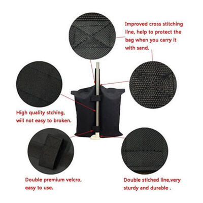 

4PCS Tent Fixed Sandbag Industrial Grade Heavy Duty Double-Stitched Weights Bags