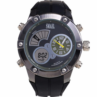 

Watches Men Military Army Mens Watch Reloj Electronic Led Sport Wristwatch Digital Male Clock 1385 S Shock Sport Watch Men