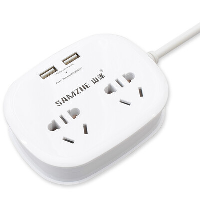 

Shanze (SAMZHE) SZ-200A Mini Smart 2-портовый двухразрядный USB-мобильный телефон Плоский разъем для зарядного устройства / ряд штепсельной вилки / монтажная плата / 2-битная плата для разъема для карт 1,8 метра белого цвета