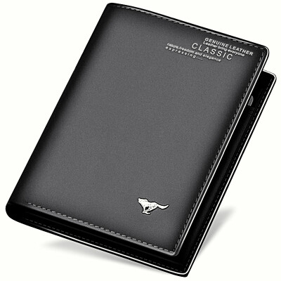 

Seven wolves (SEPTWOLVES) men's wallet short paragraph fashion first layer of leather leather two fold cross-stalls multi-function driver's card folder card package 3A10235-1 black