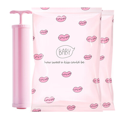 

DRSTORAGE Contains the suction pump 12 wire thicker vacuum compressed storage bag cotton quilt finishing bag BABY KISS