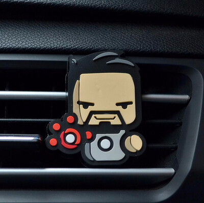 

OLOEY Car Freshener Cute Diamond Pig Doll Perfume Clip Cartoon Decoration Automobiles Outlet Air Purifier Scent Smell Diffuser Gif
