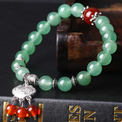

Natural jewelry five lines transfer pearl sands blue sand stone womens bracelet red agate bracelet