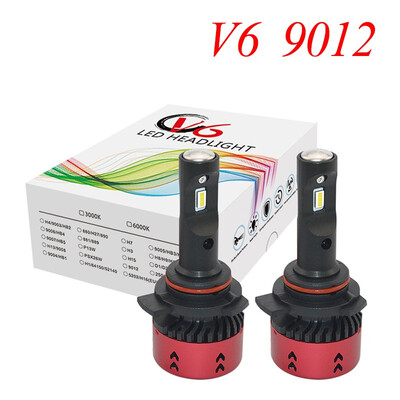 

2pcs Car H4 LED Headlight Bulb 12V 60W 5500K H1 H3 H11 H7 LED H13 9006 Car auxiliary Lamp Auto Fog Light spotlight car headlamp