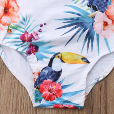 

Toddler Kid Baby Girl Animal Hornbill Swimwear Swimsuit Swimming Holiday Clothes