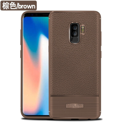 

Fivice SAMSUNG Galaxy S9 plus case Luxury silicone anti-fall lychee phone case