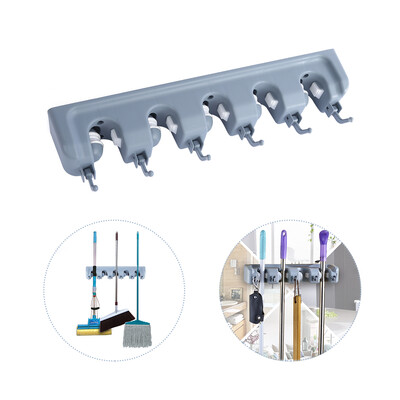 

Wall Mounted Mop Storage Rack Broom Hanger Cleaning Tool Organizer