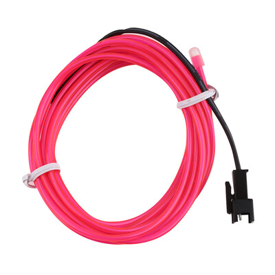 

Colorful 2m Flexible EL Wire Tube Rope Neon Light DC 12V Car Party Bar Decor