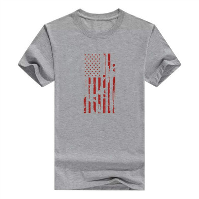 

American Flag Hip-Hop Printing t-Shirt For Men