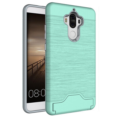 

Fivice Huawei mate9 Case TPU all-inclusive anti-drop brushed card with bracket mobile phone case