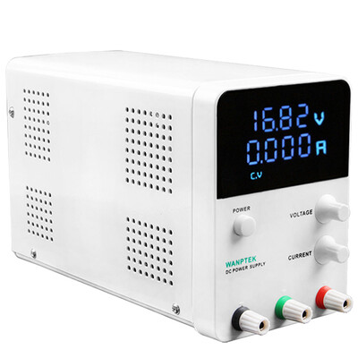 

wanptek Voltage Regulator Switching 4 Digits Blue LED Display Switch Laboratory DC Power Supply 0-30V 0-5A Mini DC Power Supply Pr