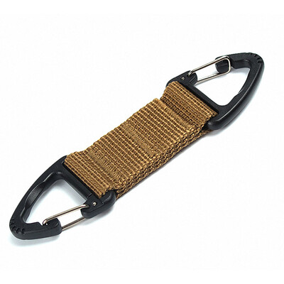 

Multifunctional Molle Webbing Belt Clip Climbing Carabiner Buckle High Strength Nylon Hanging Chain Backpack Key Hook