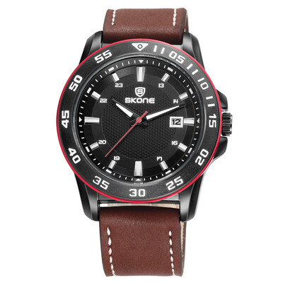

SKONE Fashion Casual Watches 3ATM Water-resistant Men Quartz Watch Male Military Wristwatch Relogio Musculino