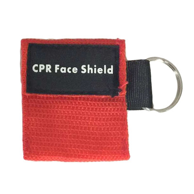 

First Aid Mini CPR Keychain Mask / Face Shield Barrier Kit Health Care