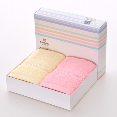 

【Jingdong Supermarket】 Yongliang towel home spinning duo A dream cartoon twist cotton towel 2 pack box loaded soccer kid pink / light blue 92g / article 34x74cm