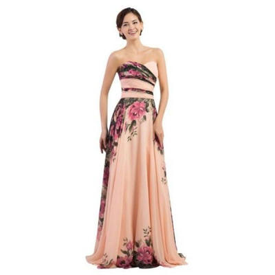 

Fashion Women Long Dress Cocktail Party Evening Formal Wedding Prom Gown Dress