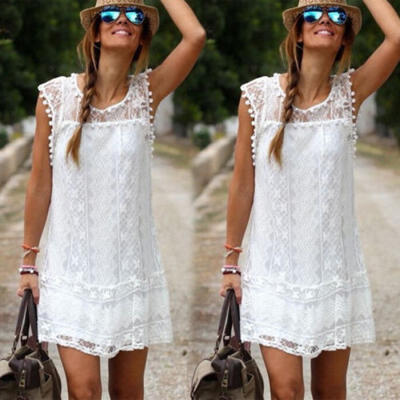 

UK Womens Mini Playsuit Ladies Jumpsuit Summer Beach Holiday Dress Size 6 - 14
