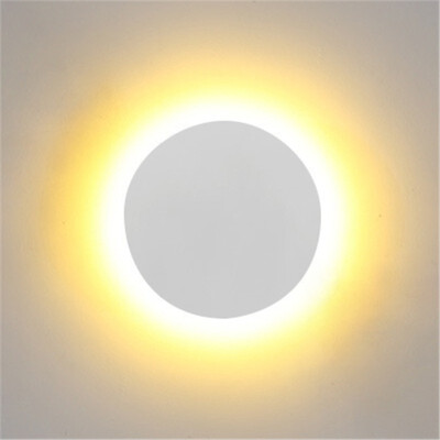 

Baycheer HL483366 Modern Style Warm Light 787" Wide LED Round Wall Light Fixture in White