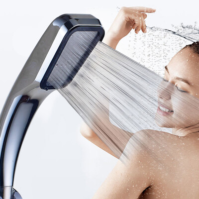 

300 Holes Pressure Shower Head Water Saving Rainfall Bathroom Square Spray