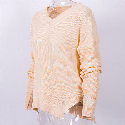 

New Ladies Womens Sexy Plain Oversized Baggy Knitted Jumper Chunky Sweater Top