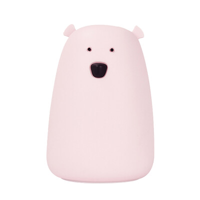 

Silicone Night Lamp Colorful Light Pat Night Lamp Large White Bear