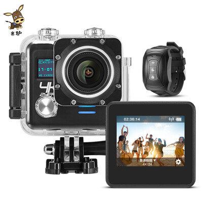 

Mi Fu i5 sports camera 4k camera micro HD professional digital camera diving waterproof anti-shake camera travel dv driving recorder wifi black