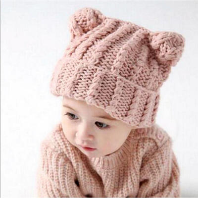 

New Toddler Kids Girl&Boy Baby Infant Winter Warm Crochet Knit Hat Beanie Cap US