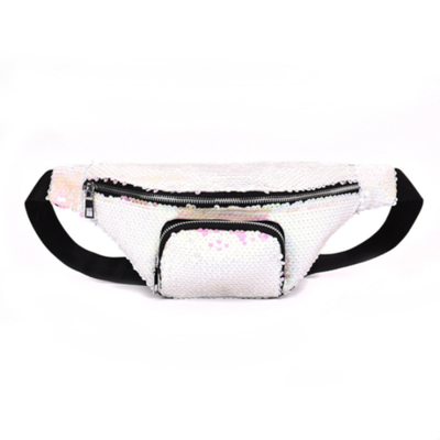 

Reversible Mermaid Sequin Glitter Waist Fanny Pack Belt Bum Bag Pouch Hip Purse