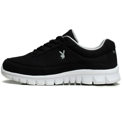 

Playboy (PLAYBOY) DA53040 casual shoes men's shoes fashion light sports shoes men outdoor breathable mesh travel shoes dark blue / orange double net 44 yards