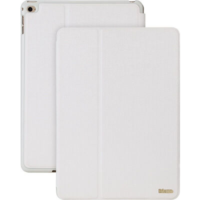 

BIAZE Apple iPad Air2 защитная крышка iPad6 Защитная оболочка для планшетного ПК Легкий снимок Интеллектуальный сон Рубашка роскошная серия PB24-white