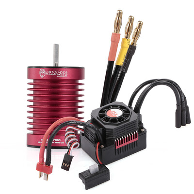 

SURPASS HOBBY F540 4370KV Brushless Motor Waterproof 45A ESC with BEC for 110 RC Car Truck