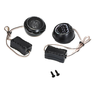 

Dome Tweeter 2 Pcs Car Stereo Treble Speaker Auto Accessories for Car Stereo Flush Surface Mount 49mm Diameter