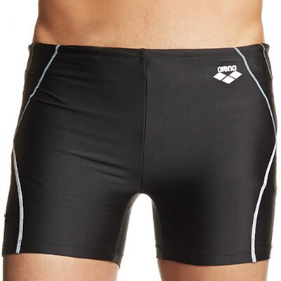 

Arena A Rena Men's Flat Swim Trunks Comfortable Dry Training High Performance Anti-Chlorine Resistant Size Casual Swimming Pants FMS5279ME Black & White 3XL