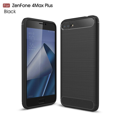 

Fivice Asus Zenfone 4 Max plus ZC554KL case Luxury brushed carbon fiber TPU soft shell