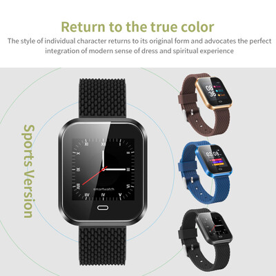 

Q7S Smart Sports Bracelet Tracker Heart Rate Sleep Monitor Intelligent Remind Fitness Wristband With 13inch Screen Watch for Andr