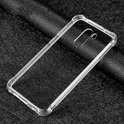 

Anti knock shockproof Soft Clear Cover For Xiaomi Pocophone F1 Poco F1 Transparent TPU Silicone Skin Protection Bag Case