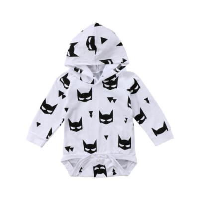 

Newborn Infant Baby Kids Boys Girls Long Sleeve Romper Jumpsuit Clothes Batman