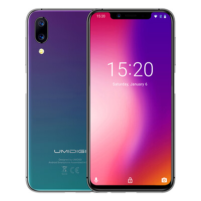 

Global Bands UMIDIGI One Pro 59inch Notch 199 Bezel-less Full Screen Android 81 Mobile Phone 4GB 64GB Helio P23 Octa Core Smart
