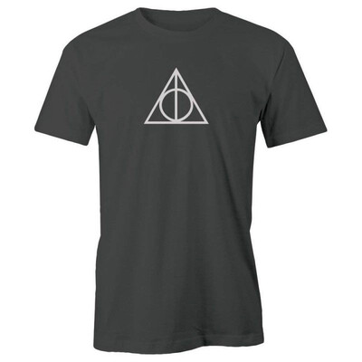 

Deathly Hallows Harry Potter Adult Short Sleeve 100 Cotton T-Shirt