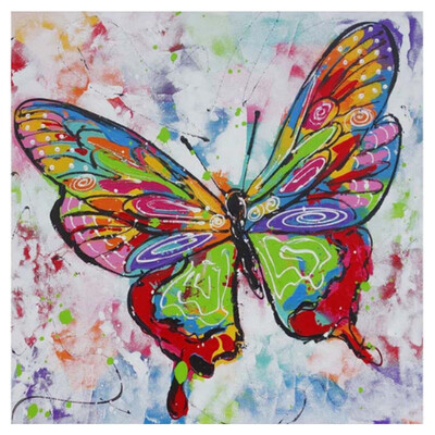 

UpperX Diamond Embroidery Butterfly Needlework Cross Stitch Set Full Square Diamond Rhinestone Paintings Diy Diamond Dainting