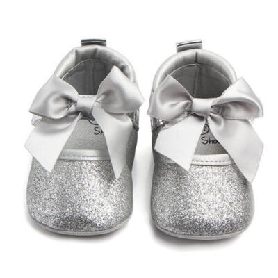 

Newborn Baby Girl Soft Sole Sequin Crib Shoes Anti-slip Sneaker Prewalker 9-18M